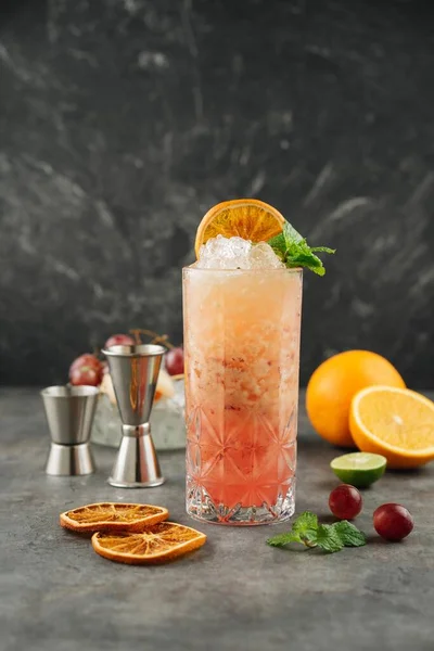 Färsk Sommar Sunkist Mocktail — Stockfoto