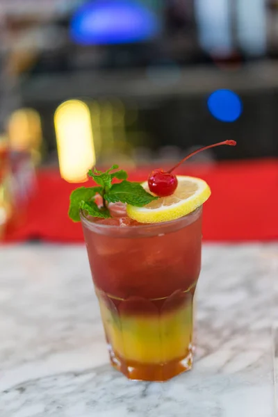 Mocktail Drink Dan Beverage Restaurant Gaya Hidup — Stok Foto
