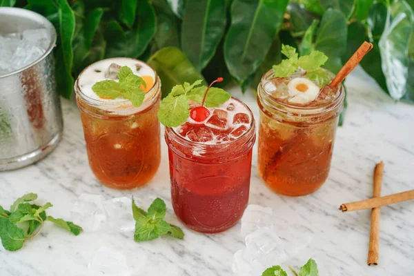 Mocktail Verão Bebida Não Alcoólica Fotografias De Stock Royalty-Free