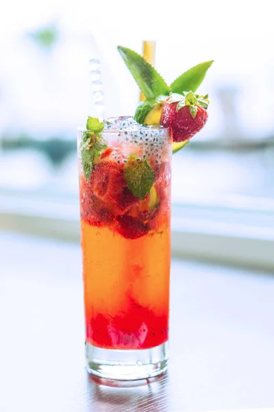Mocktail Non Alcoholic Drink Beverage Fresh Stock Picture