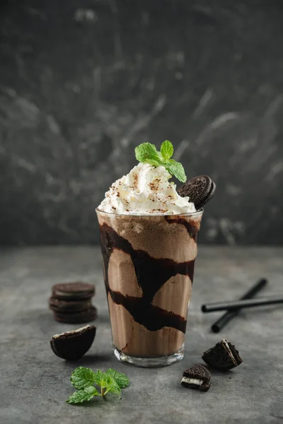 Mocha Frappe Cherry Top Stock Picture