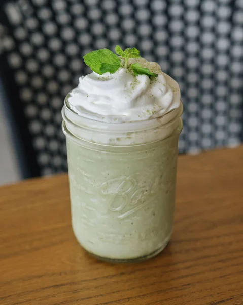 Milkshake Blended Shake Whipped Cream — Stok Foto