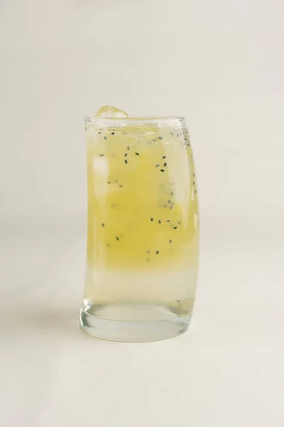 Simple Summer Drink Cold Lemon Drink — Stok Foto