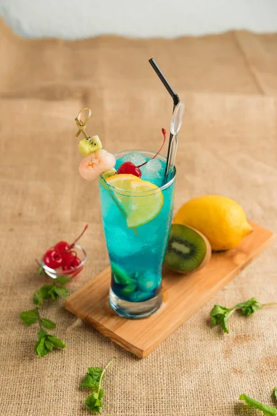 Ekor Lemon Biru Dingin — Stok Foto