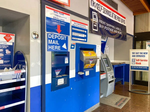 Orlando Usa Självpoststation Vid Ett Postkontor Orlando Florida — Stockfoto