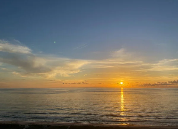 Salida Del Sol Sobre Océano Atlántico Una Hermosa Mañana — Foto de Stock