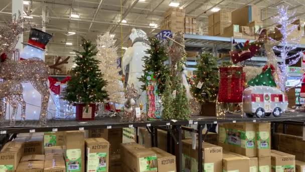 Orlando Usa Christmas Decorations Lowes Home Improvement Retail Store Orlando — 비디오