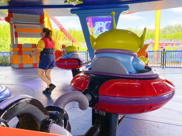 Orlando Usa Des Tourbillons Extraterrestres Roulent Dans Toy Story Land — Photo