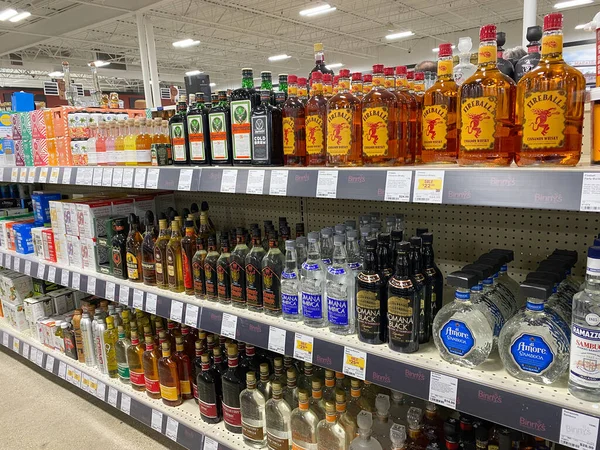 Springfield Usa Ochucená Ulička Alkoholem Popelářském Skladu — Stock fotografie
