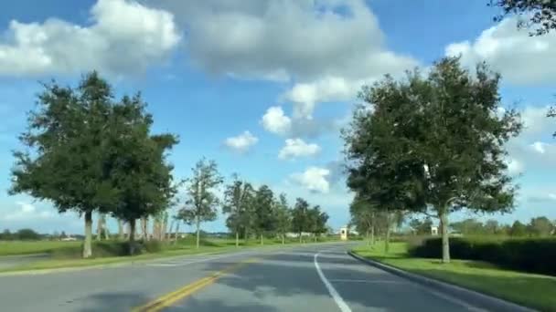Orlando Usa Вид Переду Автомобіль Їхав Тавістоку Бльвд Район Laureate — стокове відео