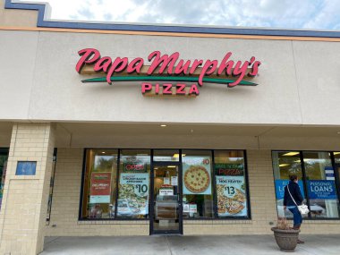 Springfield, IL / ABD-10 / 2 / 20: Papa Murphy 'lerin dış kesimi Springfield, IL' de pizza restoranı perakende satış mağazası işletiyor.