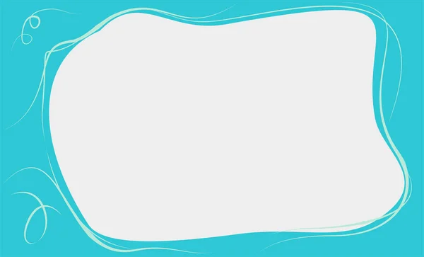 Vektör illüstrasyonunda beyaz arkaplan üzerine mavi soyut