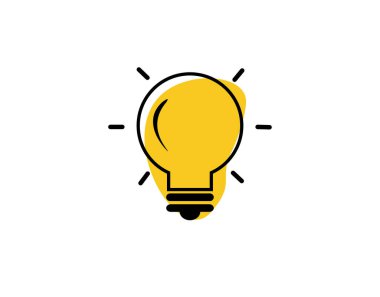 Vektör illüstrasyonunda beyaz arkaplan üzerine Açık Düz Simge