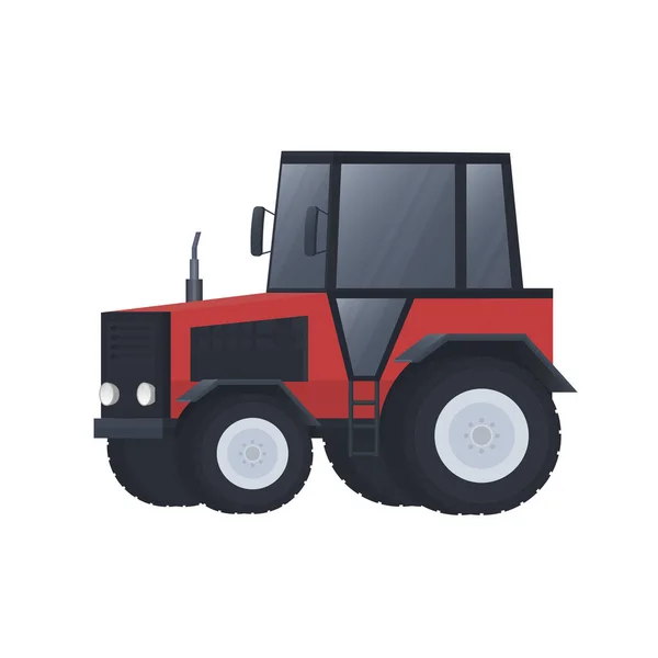 Traktor Transport Till Gården Fordon Vektorillustration — Stock vektor