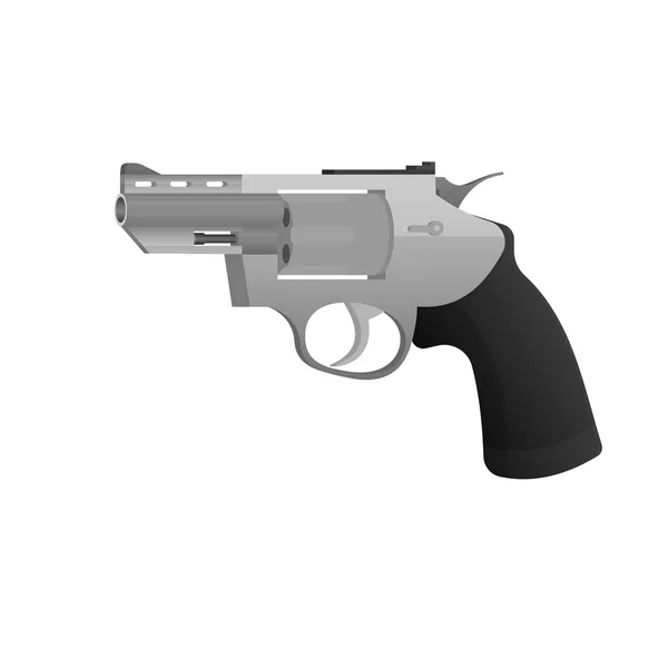Pistola Armi Illustrazione Vettoriale Rivoluzionario — Vettoriale Stock