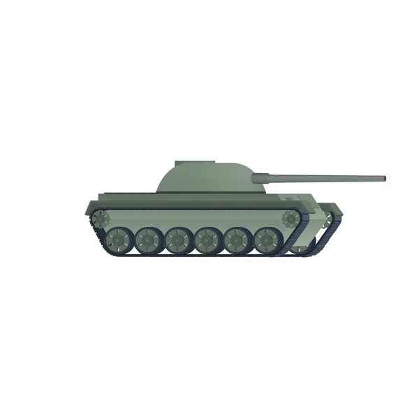 Tank. Ordu tankı, vektör çizimi