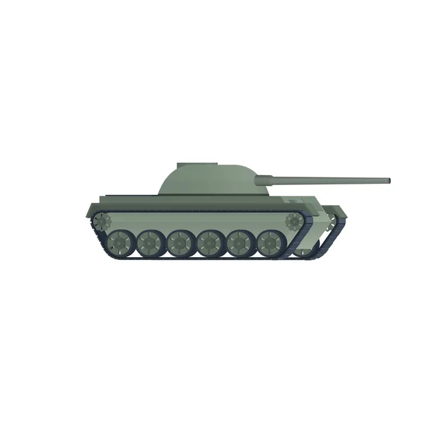 Een Tank Legertank Vectorillustratie Vectorbeelden