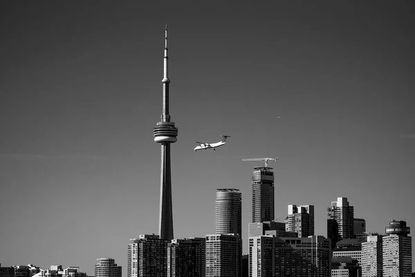 CN Tower Toronto Ontario Canadá Rascacielos Skyline —  Fotos de Stock