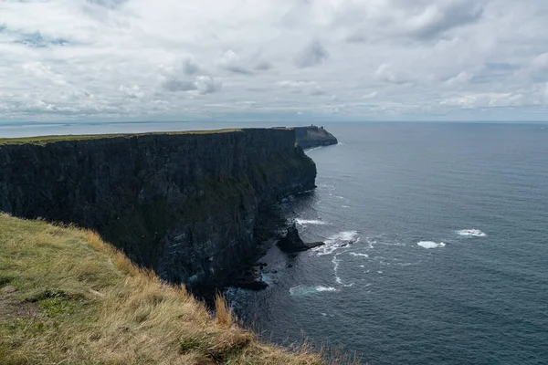 Άποψη Του Παγκοσμίου Φήμης Cliffs Moher Στην Κομητεία Clare Ιρλανδία — Φωτογραφία Αρχείου