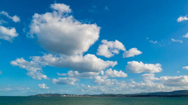 Vista Praia Poolberg Maré Baixa Dublin Irlanda — Fotografia de Stock