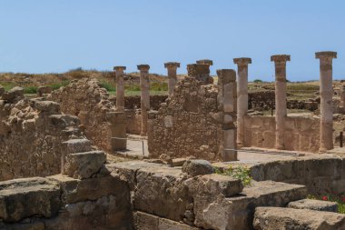 Theseus Hanedanı, Roma villası Kato Paphos Arkeoloji Parkı Paphos 'ta harabe. Kıbrıs
