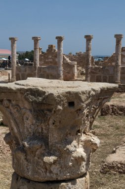 Theseus Hanedanı, Roma villası Kato Paphos Arkeoloji Parkı Paphos 'ta harabe. Kıbrıs