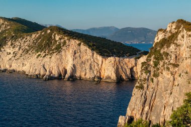 Lefkatas Burnu, Lefkada (Lefkas), İyon Adaları, Yunan Adaları, Yunanistan, Avrupa 'daki inanılmaz uçurumlar