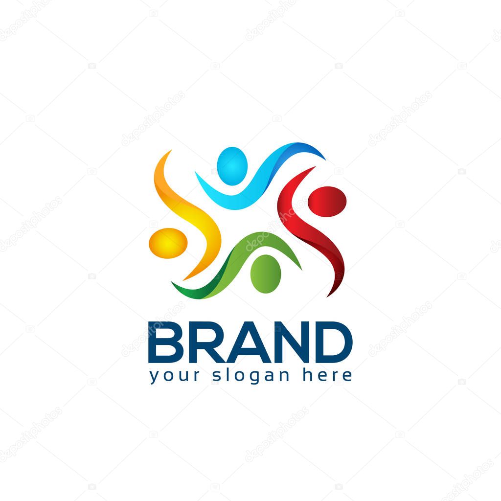 Community people concept. Icon of people together