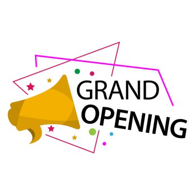 Grand şablonu açmak için web, oyun, tasarım yaratıcı poster, kitapçık, broşür, el ilanı, dergi, davetiye - vektör