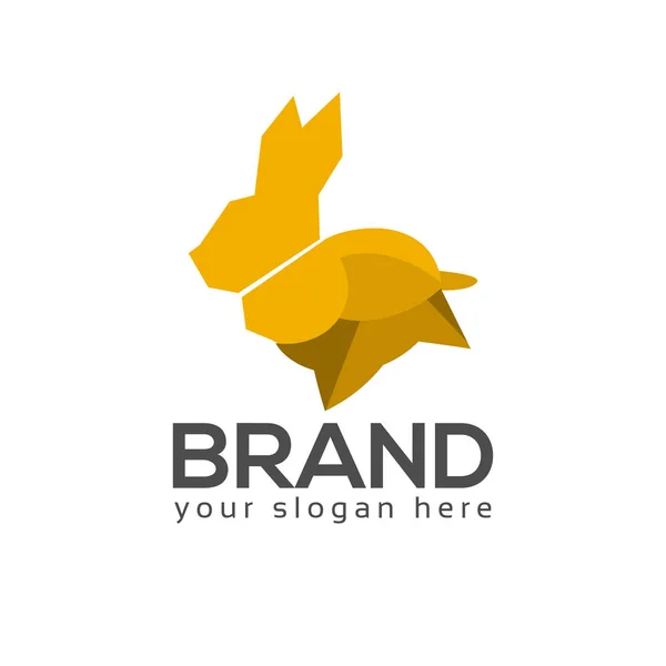 Rabbit logo stock logo template, cute bunny icon