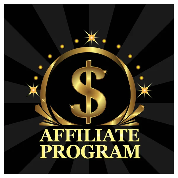 Ortaklık programı stok arka plan. Vektör Illustration