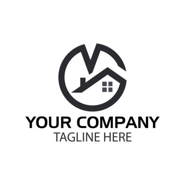 Letter M stok logosu, M harfi, düz tasarım. M monogramı