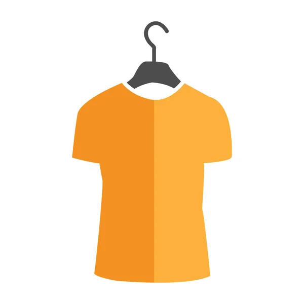 Clothes Hangers Icon Fashion Shop Flat Design — Stock Vector