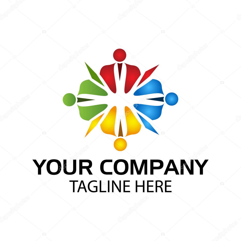 Community people concept. Icon of people together