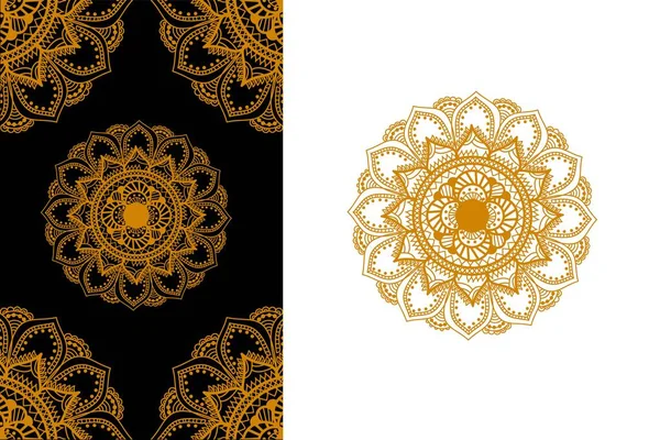 Classic Mandala Ornament Design Illustration — Stock Vector