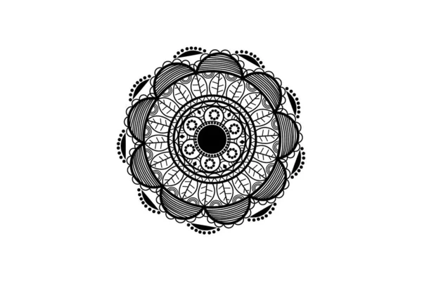 Illustrazione Disegno Classico Mandala Ornamento — Vettoriale Stock