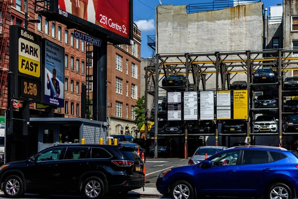 Nowy Jork Usa Lipca 2019 Nowy Jork Parking Parkade — Zdjęcie stockowe