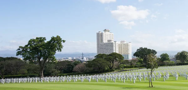 Manila, Filipinler - 17 Ocak 2017: Amerikan Savaş Mezarlığı