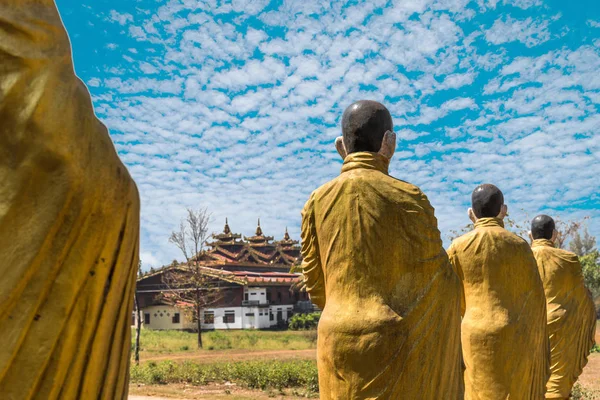 Payathonzu Myanmar Maart 2018 Tai Klooster Sao Roi Ton Tempel — Stockfoto