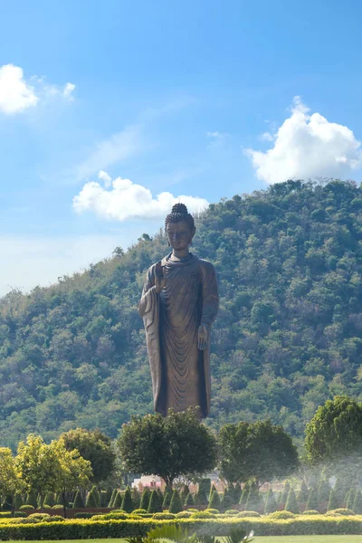 Kanchanaburi Tailandia Marzo 2018 Gran Estatua Buda Wat Thipsukhontharam Templo — Foto de Stock