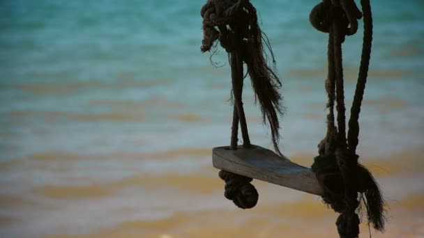 Paisaje Viaje Lugar Con Naturaleza Una Playa Mar Tropical Con — Vídeo de stock