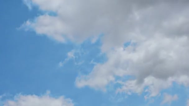 Nuvoloso Del Cielo Naturale Con Cielo Blu Nuvole Bianche Nel — Video Stock
