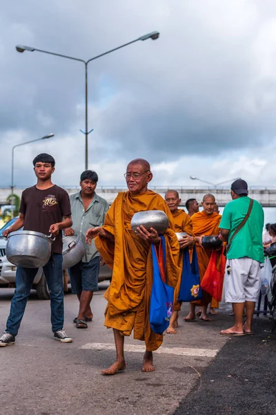 Chanthaburi Thajsko Července 2017 Neidentifikovaný Thajský Buddhismus Lidí Buddhistické Modlit — Stock fotografie