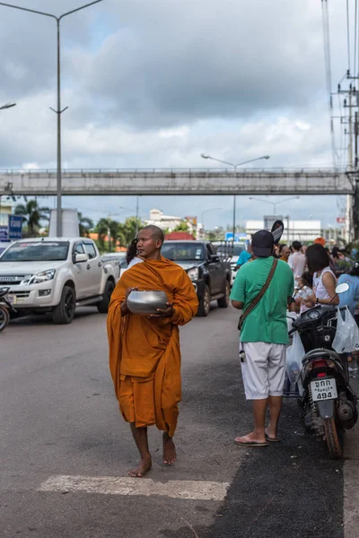 Chanthaburi Thajsko Července 2017 Neidentifikovaný Thajský Buddhismus Lidí Buddhistické Modlit — Stock fotografie