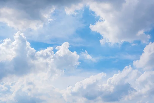 Nuvoloso Del Cielo Naturale Con Cielo Blu Nuvole Bianche Nel — Foto Stock