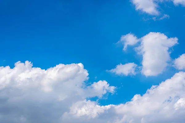 Nuvoloso Del Cielo Naturale Con Cielo Blu Nuvole Bianche Nel — Foto Stock