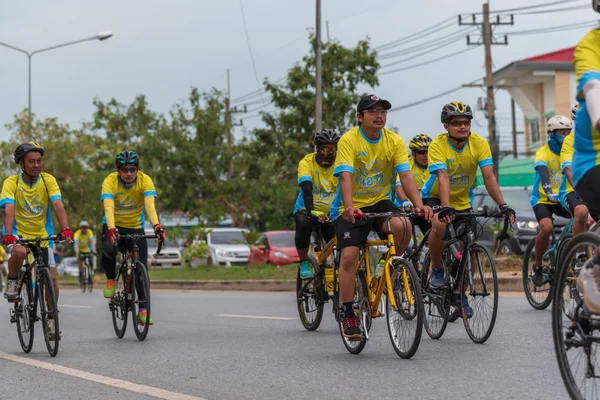 Ang Thong Thailand December 2018 Rondweg Fiets Rak 2018 Evenement — Stockfoto