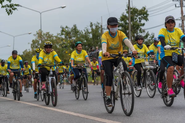 Ang Thong Thailand Desember 2018 Bike Rak 2018 Event Bypass – stockfoto