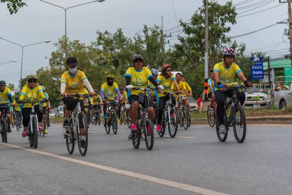 Ang Thong Tailandia Diciembre 2018 Evento Bike Rak 2018 Carretera — Foto de Stock