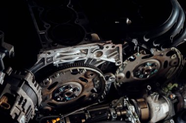 Demonte araba kirli motor silindir Garage